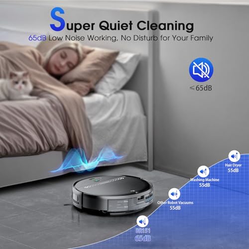 2-in-1 Robot Vacuum and Mop with Strong Suction R6501