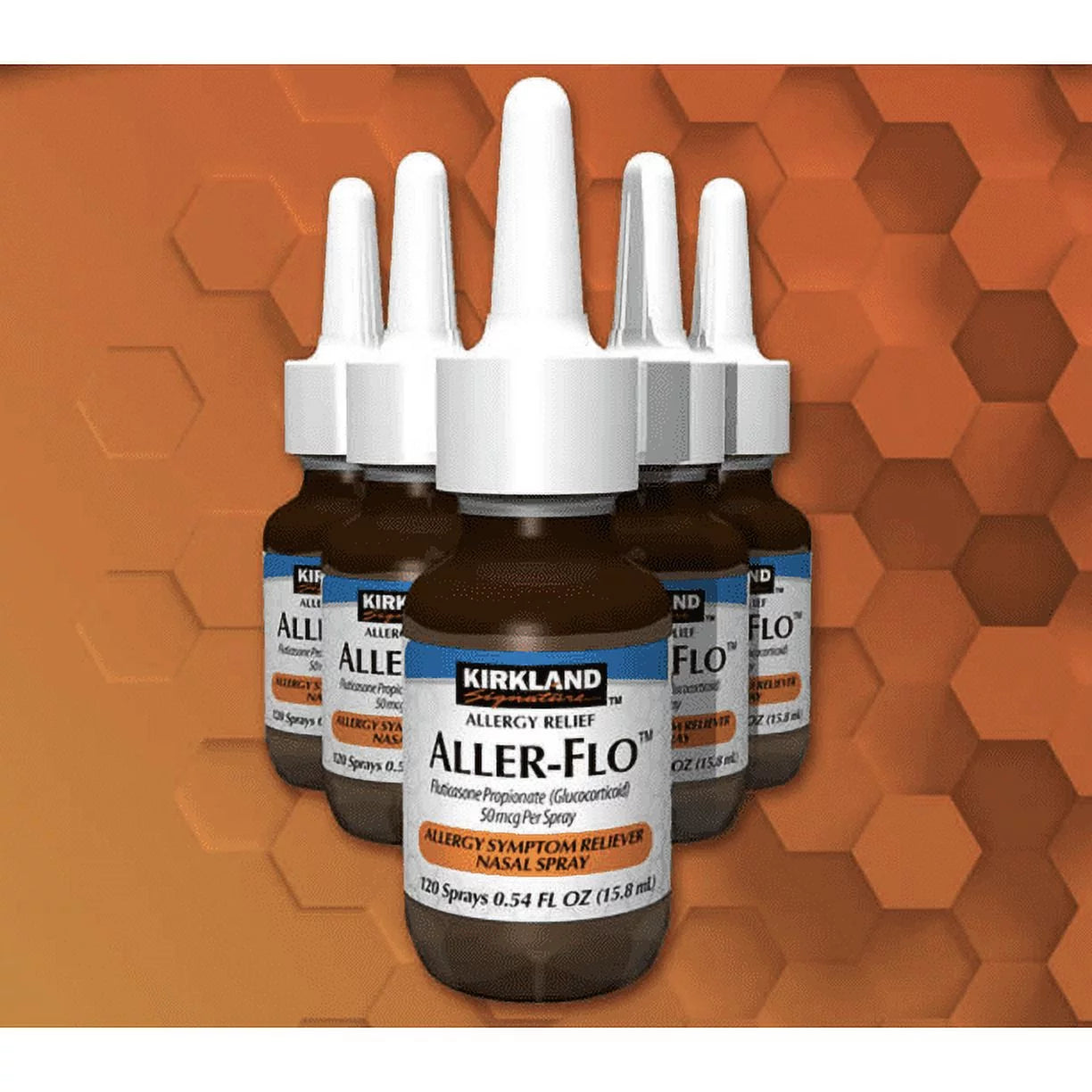 Aller-Flo 50mcg Allergy Spray, 5 Bottles D3673