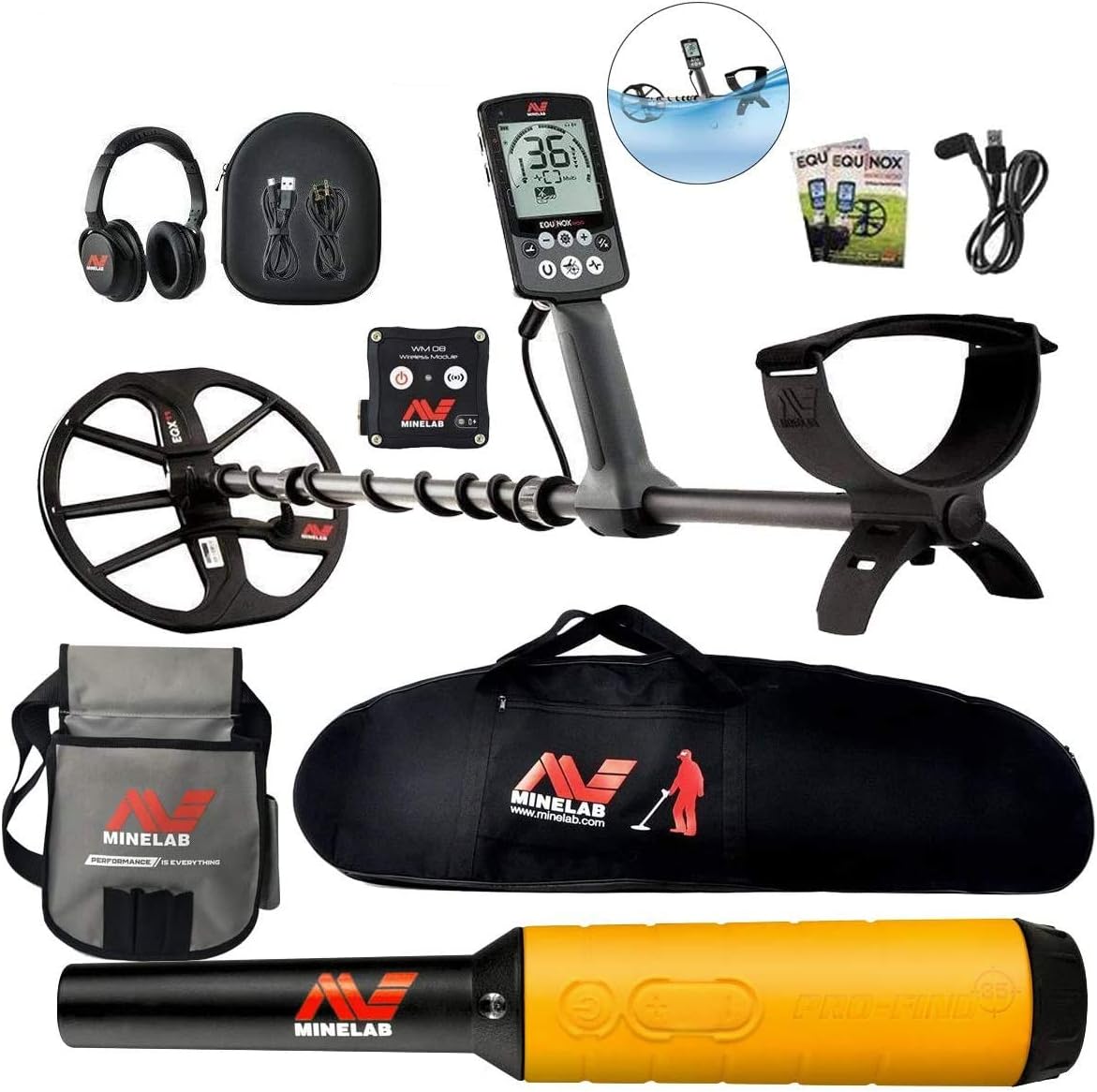 Metal Detector with Carry Bag V551