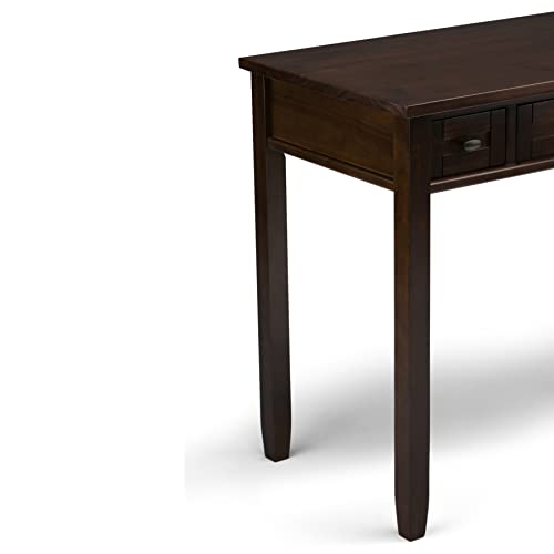 White 2 Drawer Solid Wood Desk V425385