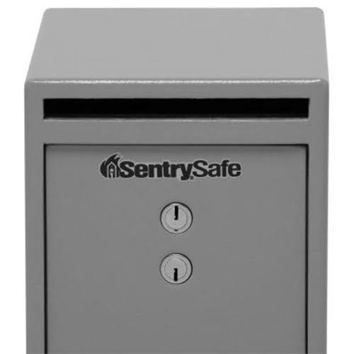 Gray Key Lock Depository Safe M9717