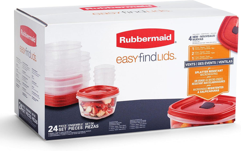 24 Piece Food Storage Container Set F912735