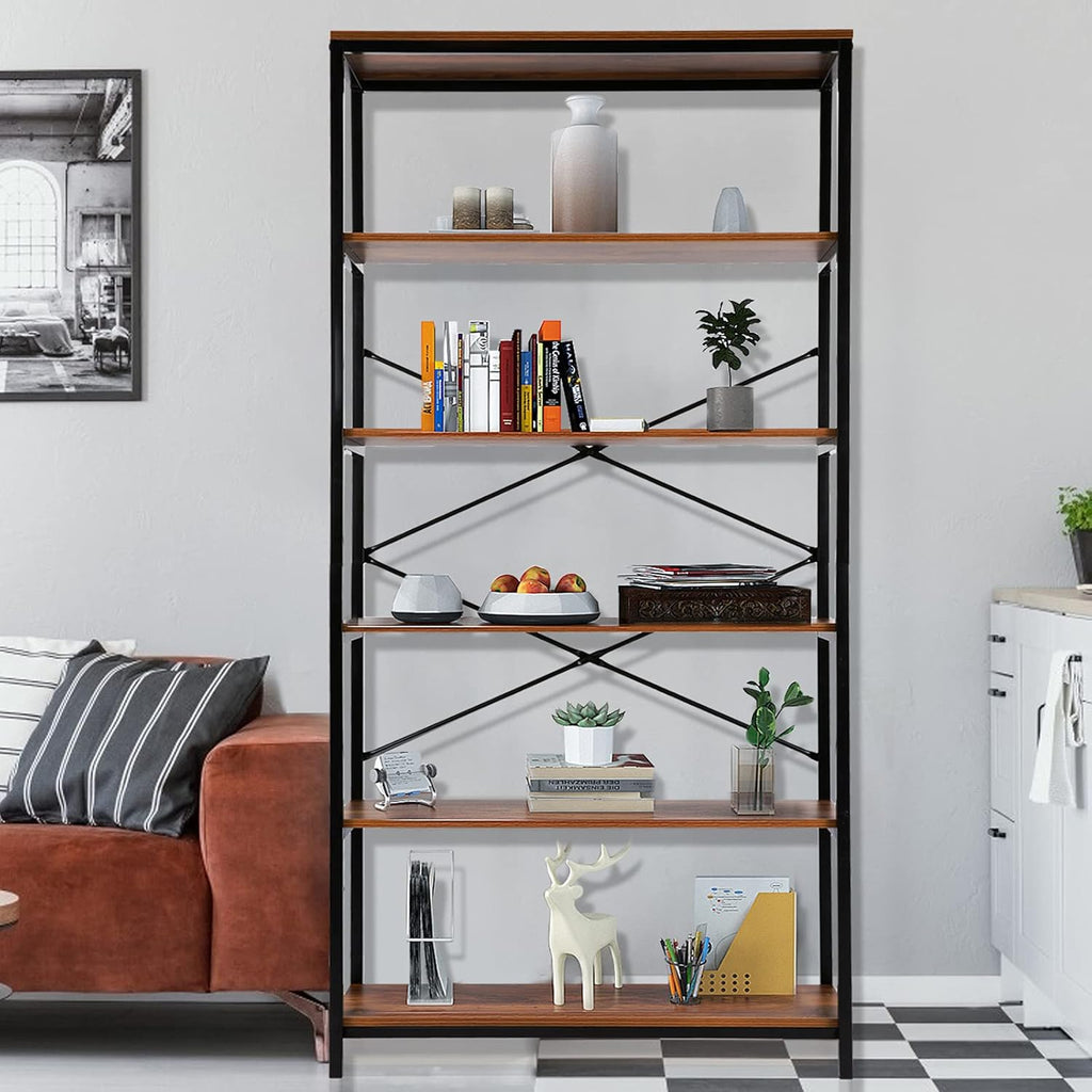 5-Tier Industrial Bookshelf Z171590