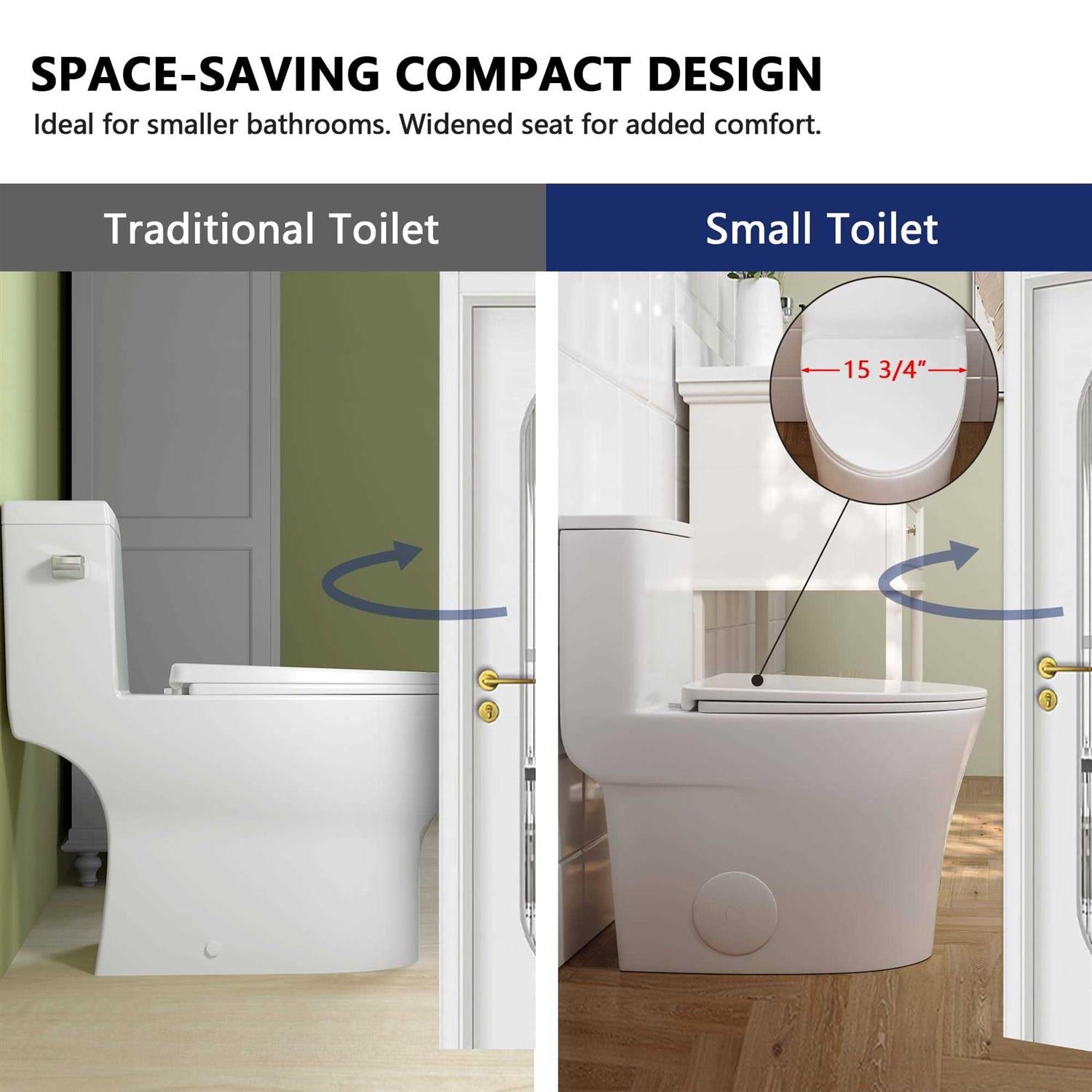 1.28 GPF Elongated One-Piece Toilet A462361