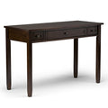 White 2 Drawer Solid Wood Desk V425385