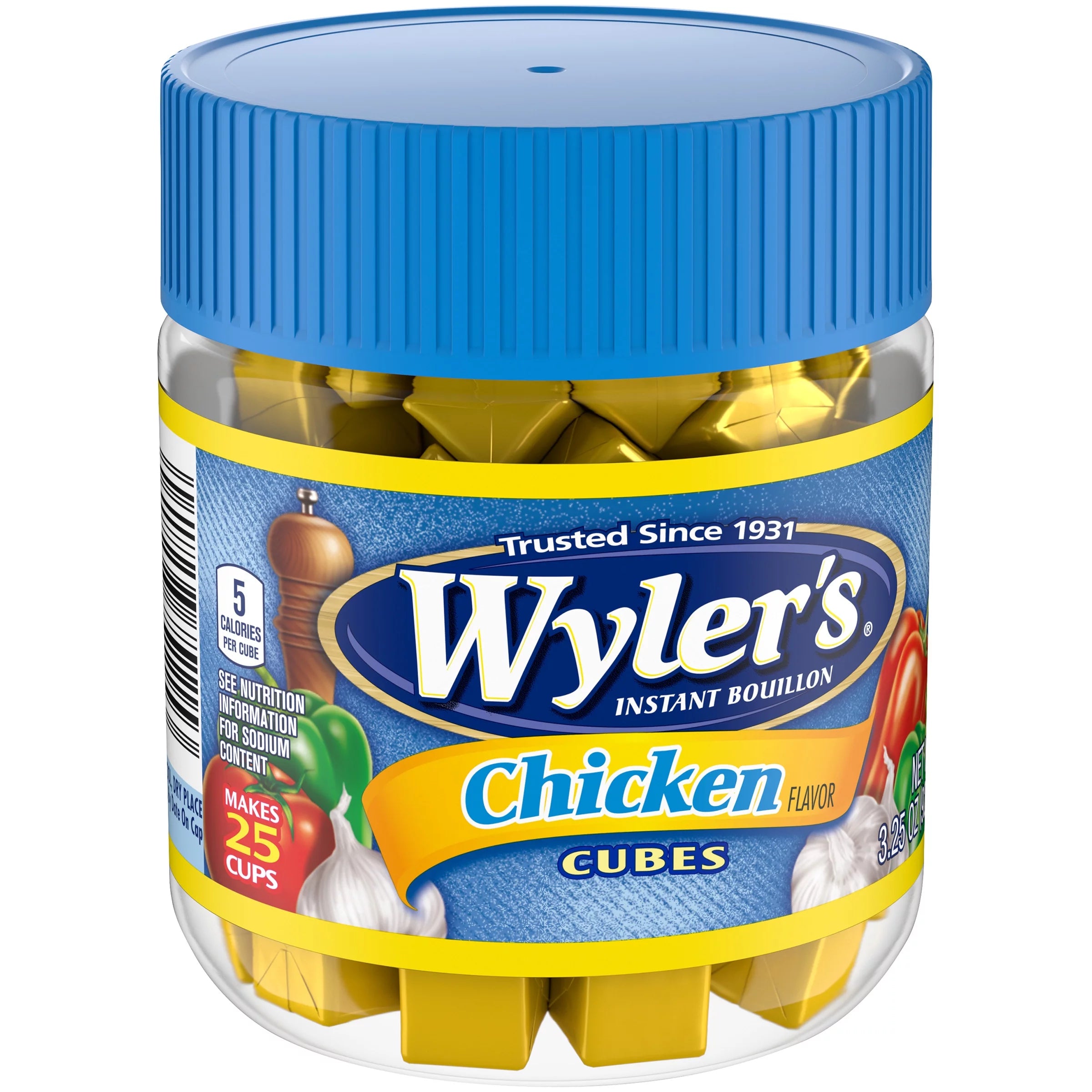 Chicken Instant Bouillon Cubes, 3.25 oz (3-Pack) G521918