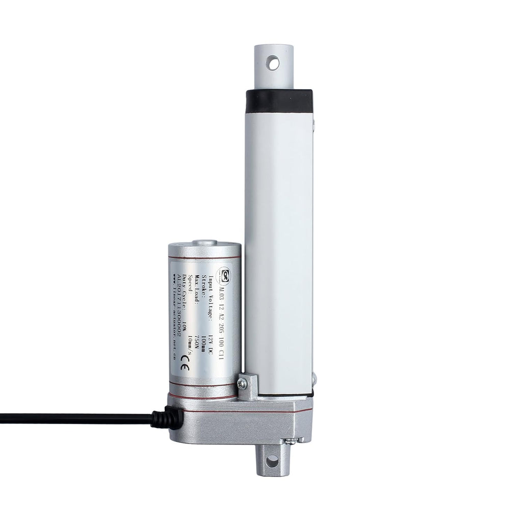 Electric Linear Actuator 100mm 4 Inch Heavy Duty DC 12V 750n 160lbs N7214