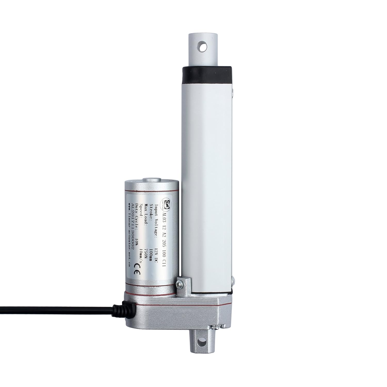 Electric Linear Actuator 100mm 4 Inch Heavy Duty DC 12V 750n 160lbs N7214