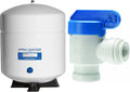 4 Gallon Water Systems Tank and 3/8 Inch O.D. Tube Size x 1/4 Inch NPTF Speedfit to Female Shut Off Valve Bundle Z820