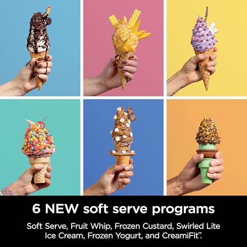 13-in-1 Ice Cream and Soft Serve Maker with Soft Serve Handle, (2) 16oz Pints V289626