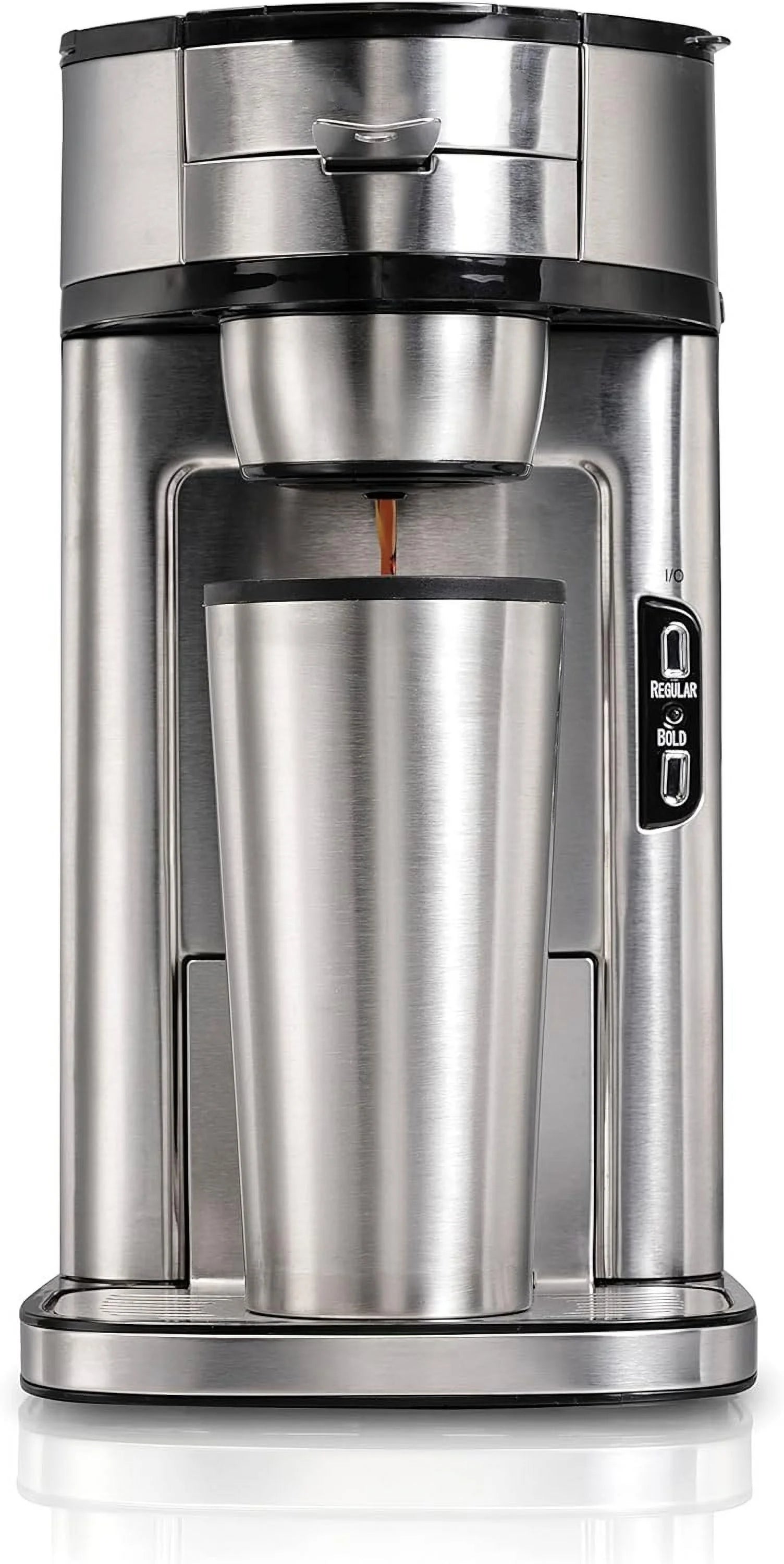Single Serve Stainless Steel Coffee Maker Q6682