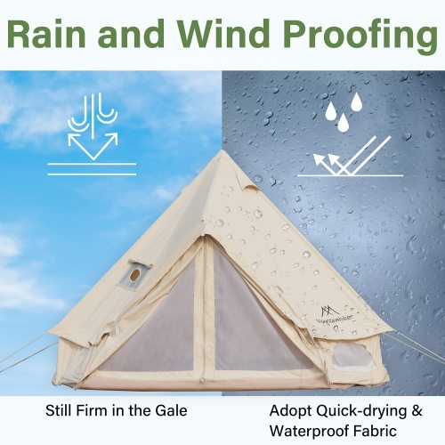 4-5 Person Waterproof Oxford Yurt Tent Q873