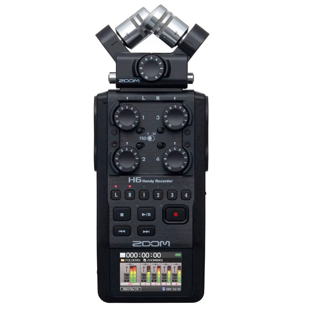 6-Input 6-Track Portable Handy Recorder with Single Mic Capsule B21551