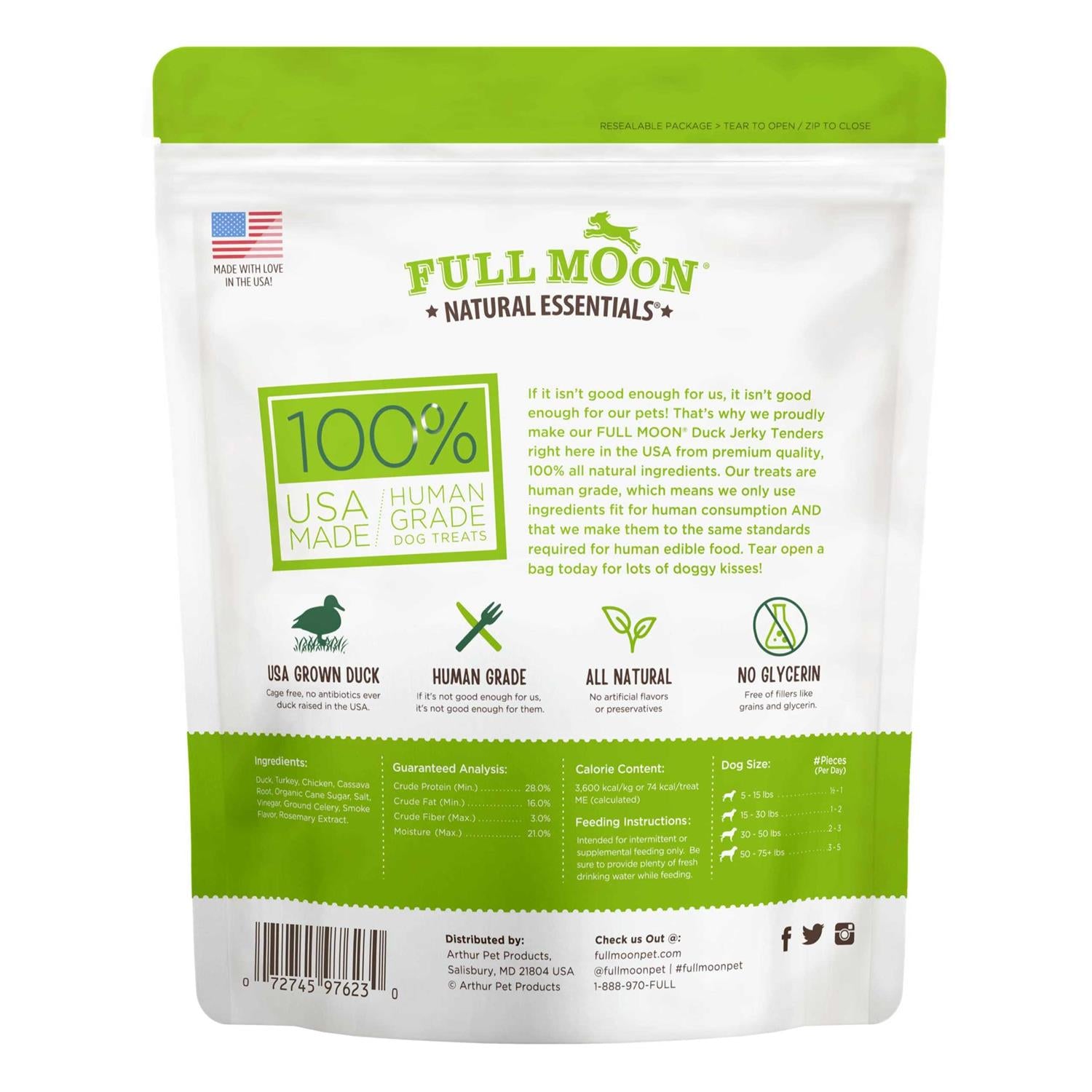 Duck Jerky Tenders Dog Treats F4633