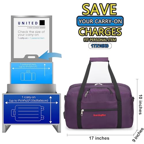 Royal Blue Under Seat Duffel Bag R3898