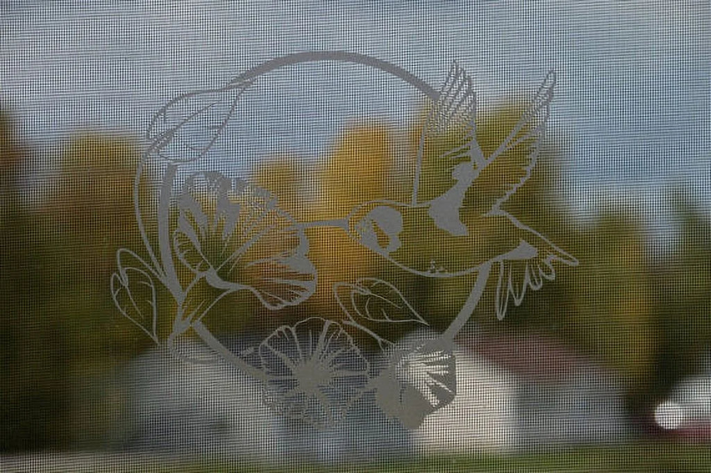 Ocean Stingray Decals Etched Glass Vinyl Shower Door Window D153