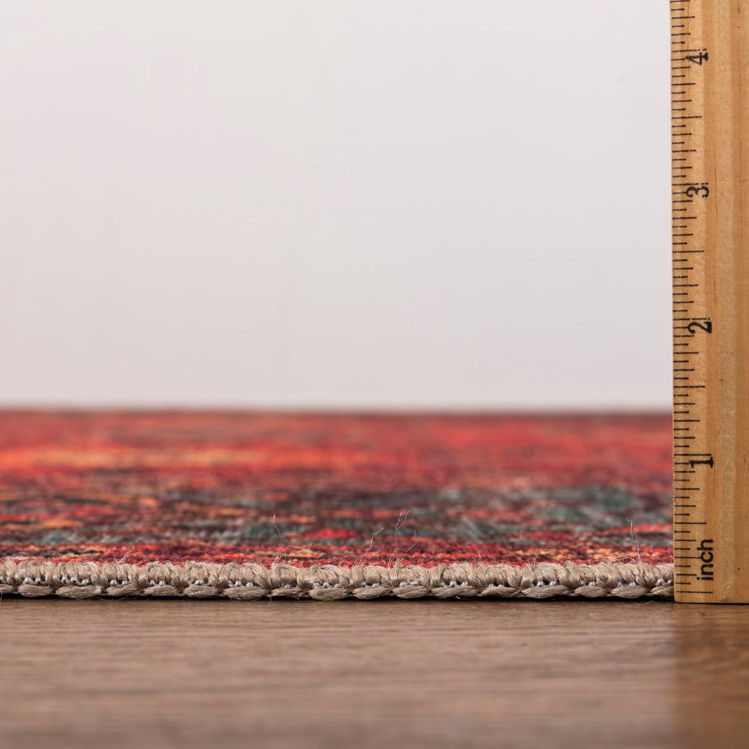 Machine Washable Non-slip Low Pile Area Rug (5' x 7') H537