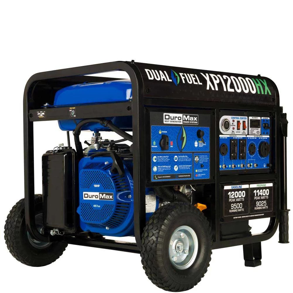 Dual Fuel Gas Propane Portable Generator 12,000 Watt F534