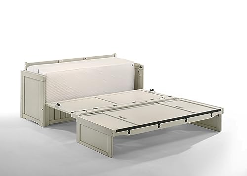 Queen White Murphy Cube Cabinet Bed A933906