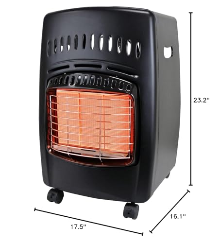 Black 18,000 BTU Cabinet Heater P93705