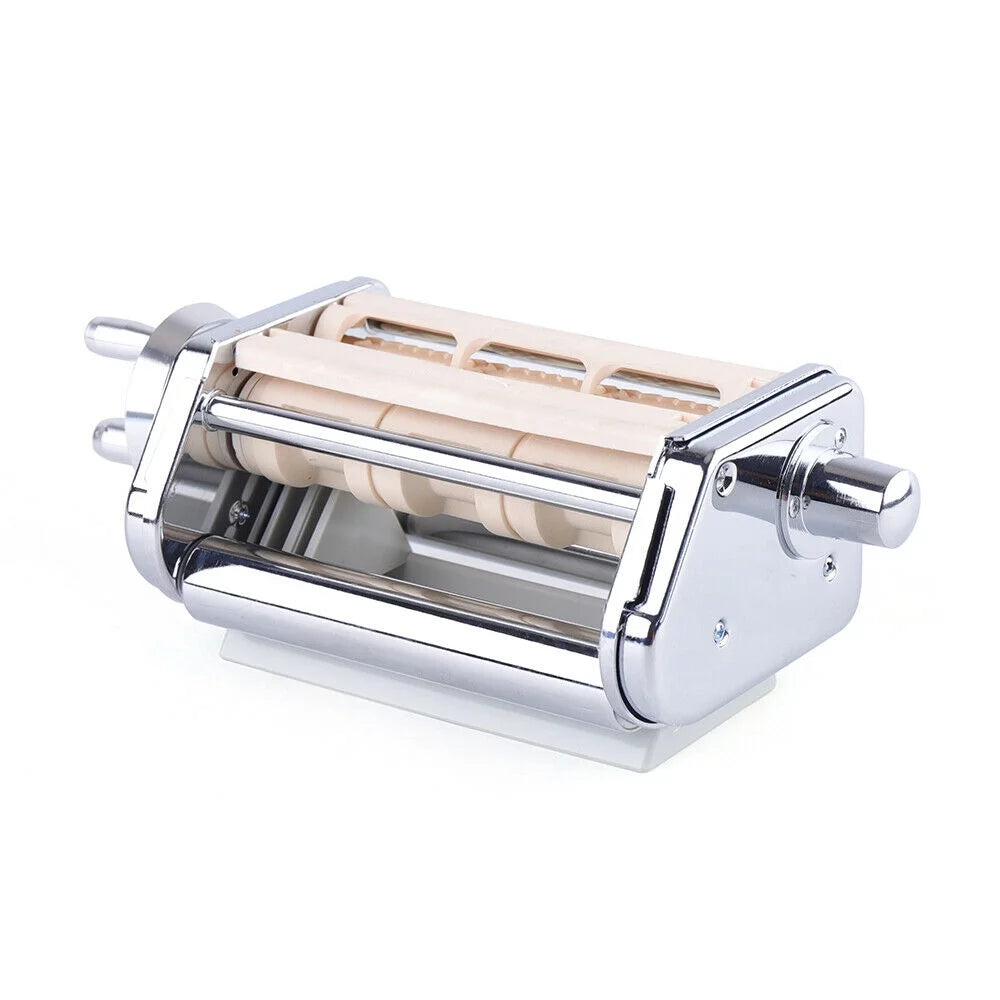 Stainless Steel Pasta Roller Cutter Ravioli Maker Attachment Kit C1339