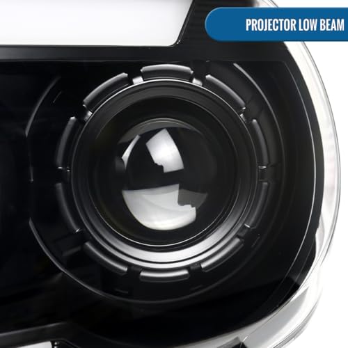 Black Projector Headlights Pair for Toyota Tundra Sequoia Z252931