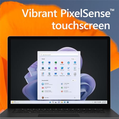 13.5" Touchscreen Laptop with 12th Gen Intel i5, 8GB RAM, 256GB SSD, Windows 11 Pro Black R19507