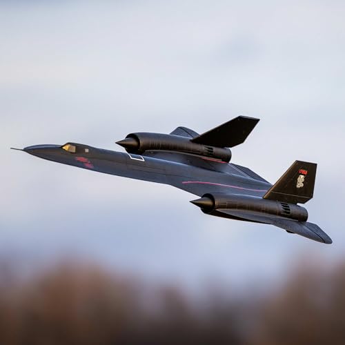 RC Airplane SR-71 Blackbird 40mm Twin EDF BNF Basic A818