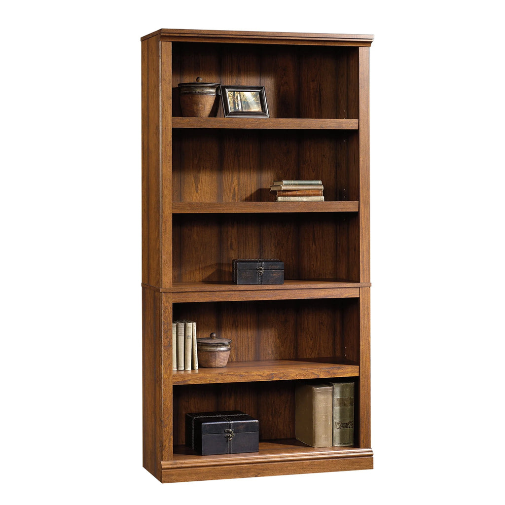 Chalked Chestnut 5-Shelf Bookcase Z893