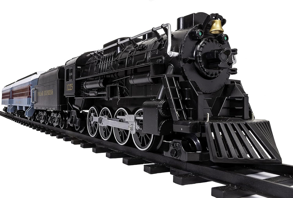 Black Battery-Powered Model Train Set with Remote W222009