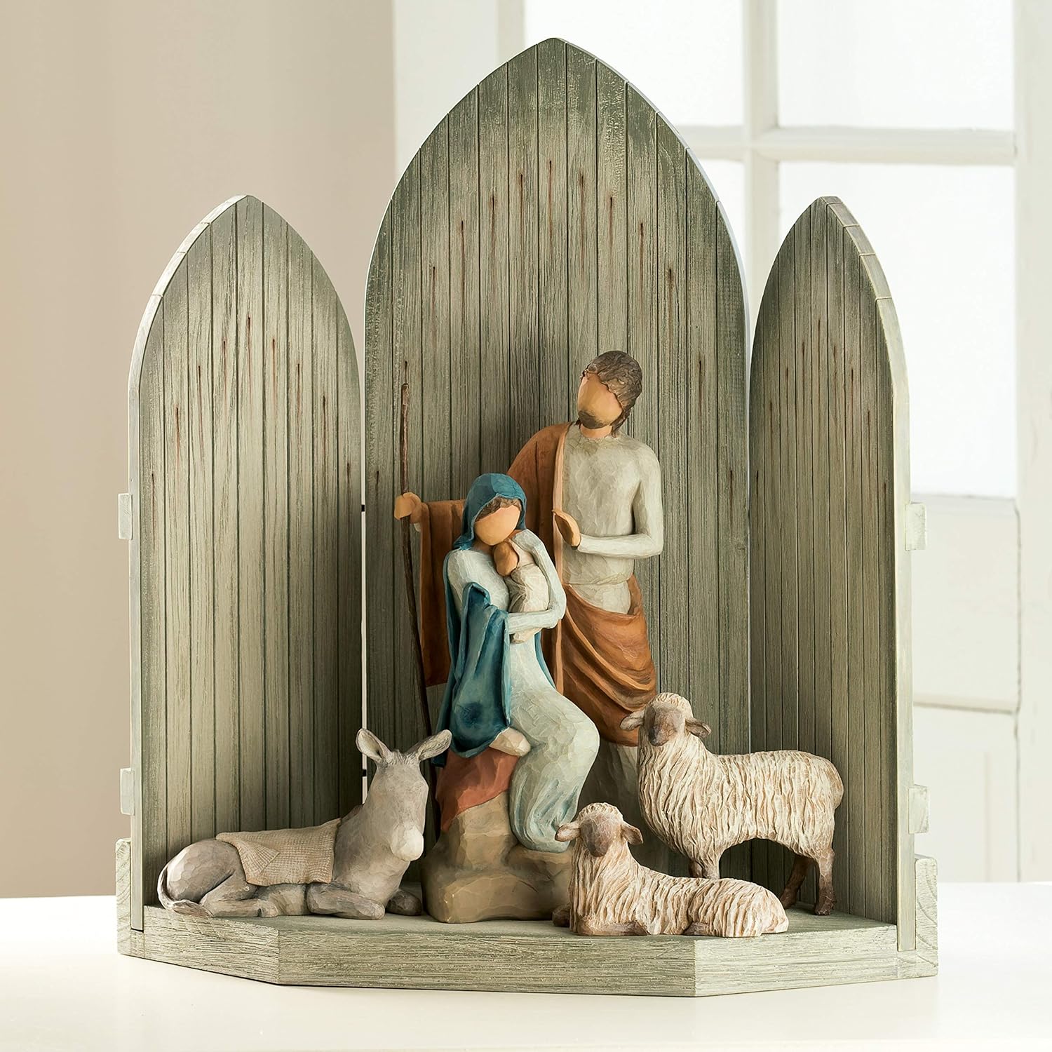 3-piece set hand-painted nativity figures P862811