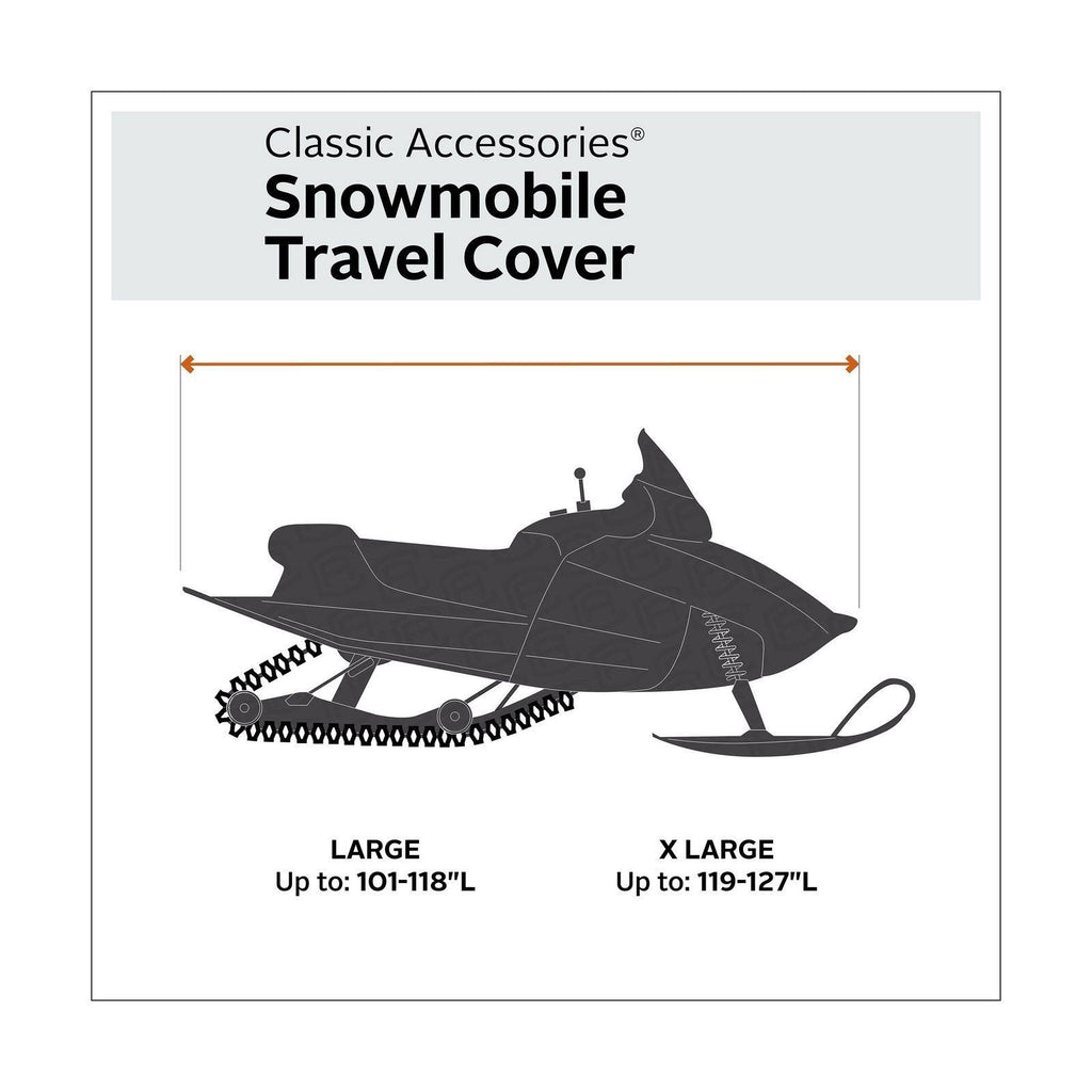 Large Snowmobile Travel Cover H38151