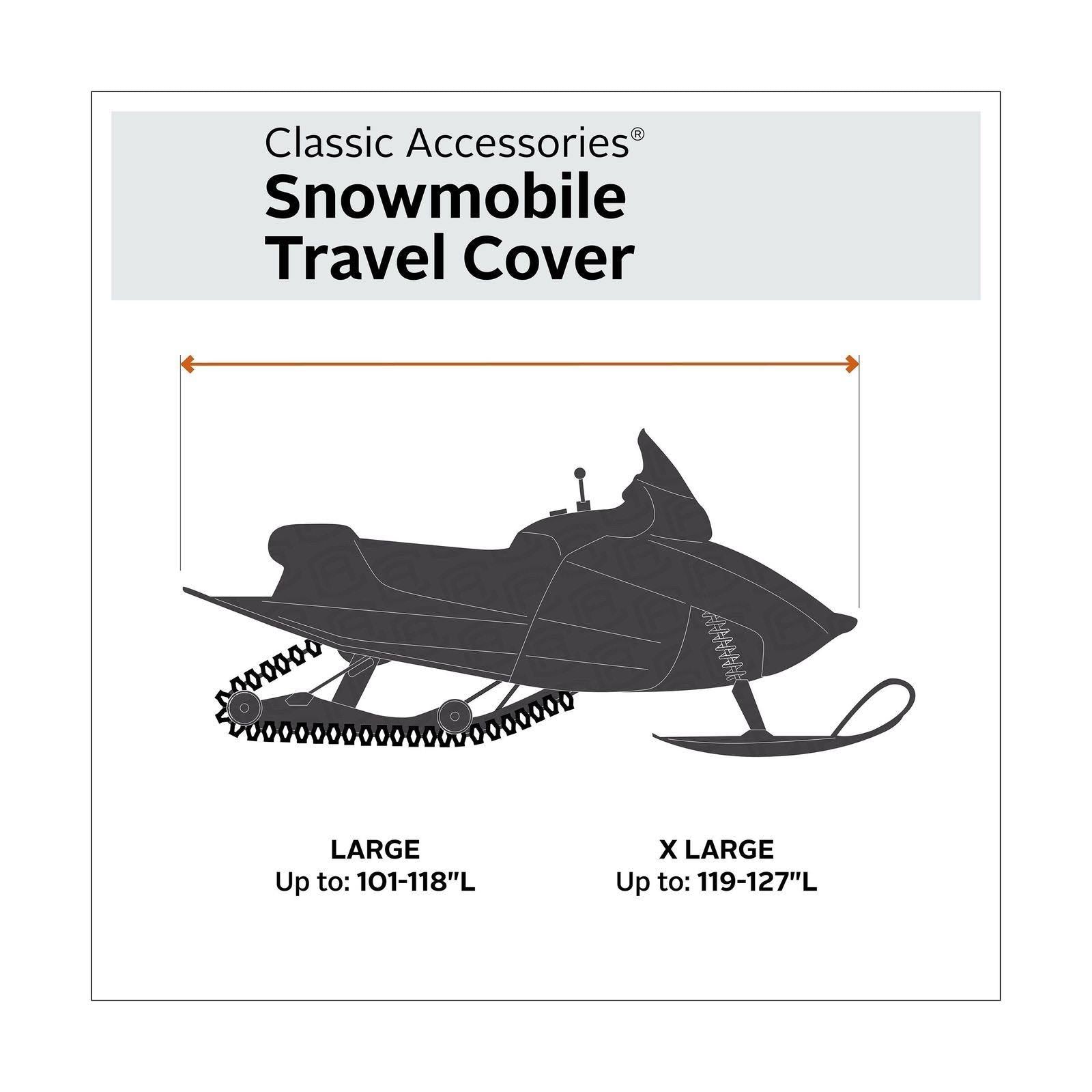 Large Snowmobile Travel Cover H38151