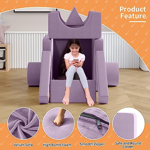 Modular Kids Play Couch 13PCS Blue S267
