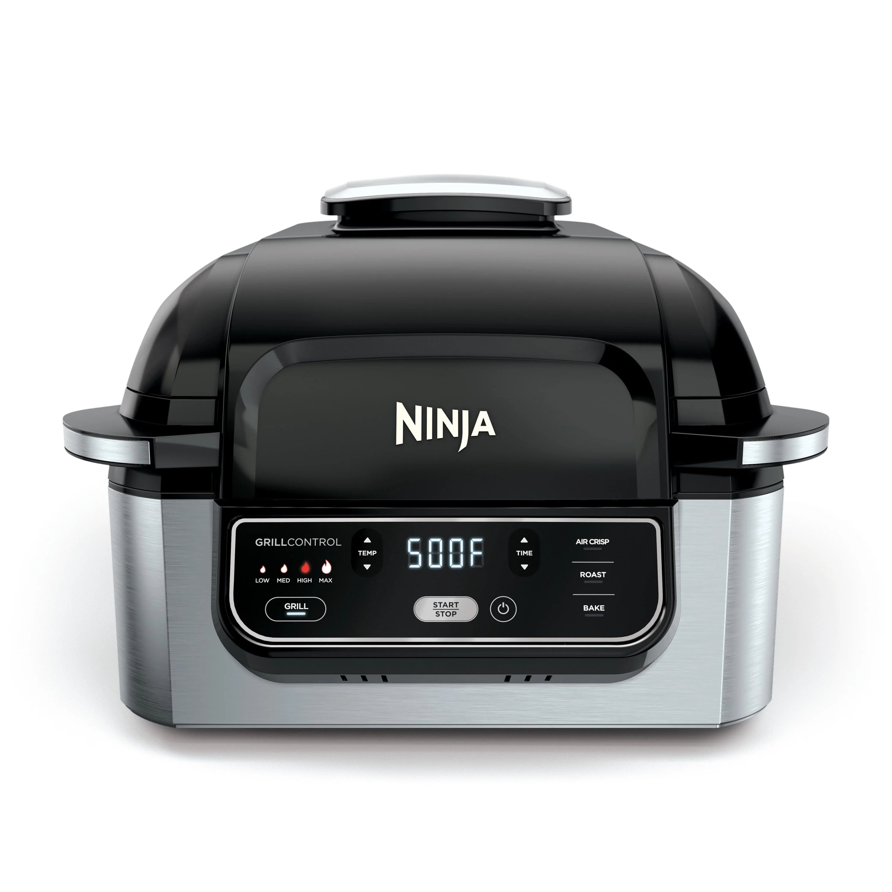 Black Indoor Grill with 4-qt Air Fryer C223432