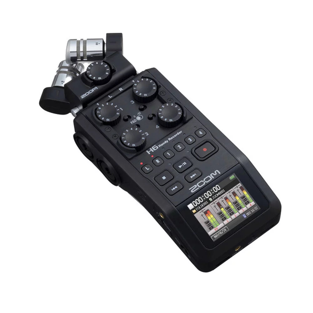 6-Input 6-Track Portable Handy Recorder with Single Mic Capsule B21551