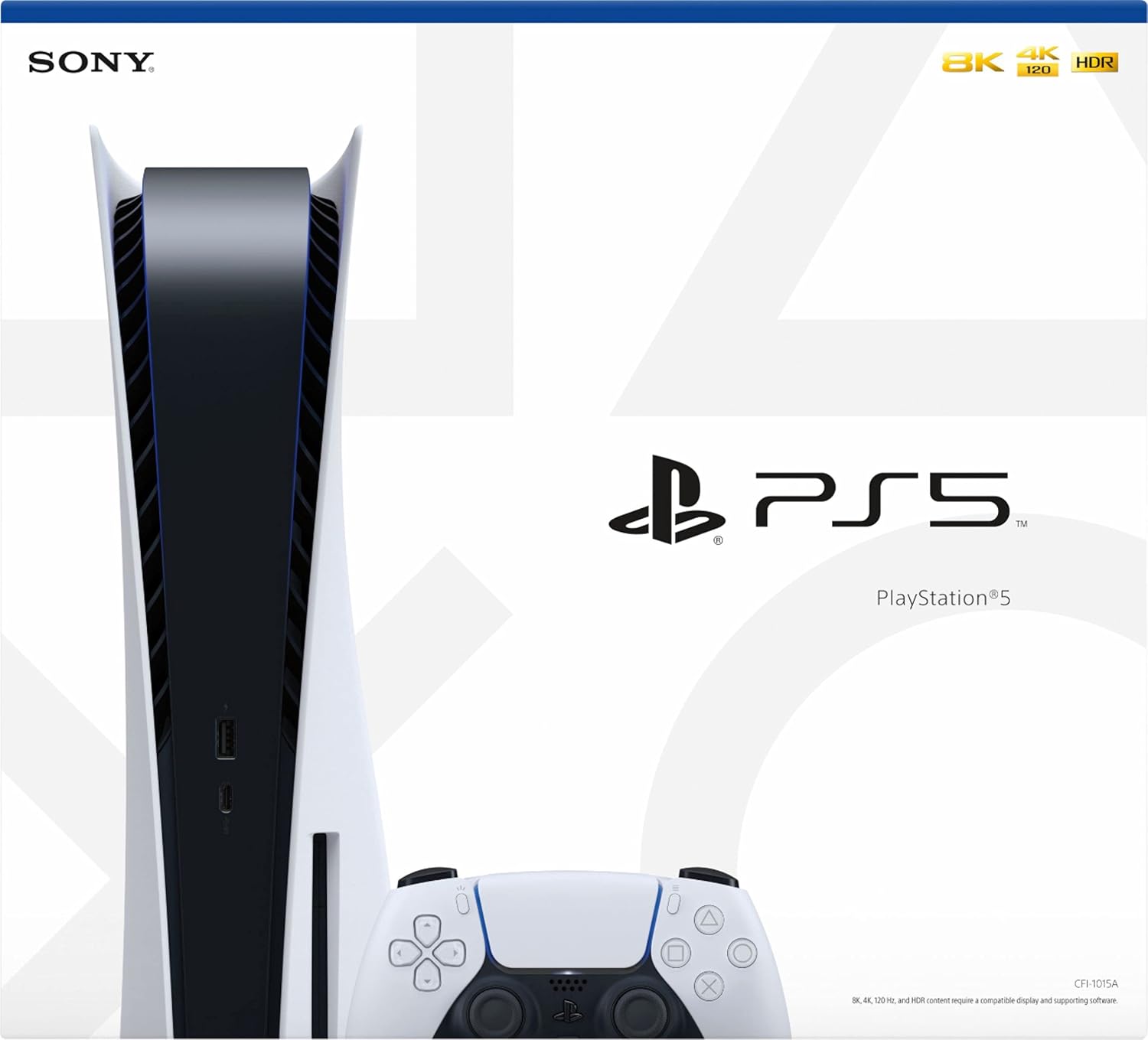 PlayStation 5 Disc Version (Renewed) D86421