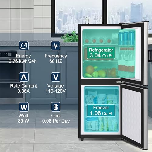 4.1 Cu. Ft. Compact Mini Refrigerator with Freezer I79088