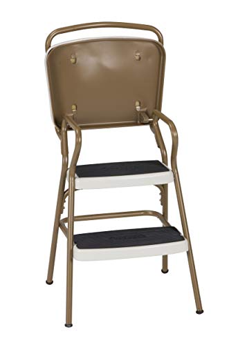 Teal Retro Chair with Step Stool R214