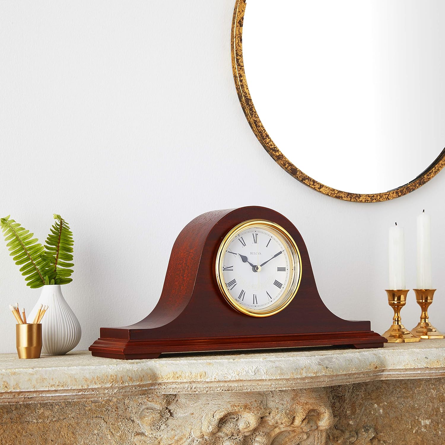 Mahogany Chiming Clock K69714