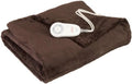 Microplush Heated Throw, Walnut L8052
