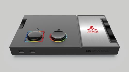 Video Game Console with 200+ Games, Wireless Joysticks, RGB LED Lights U2597