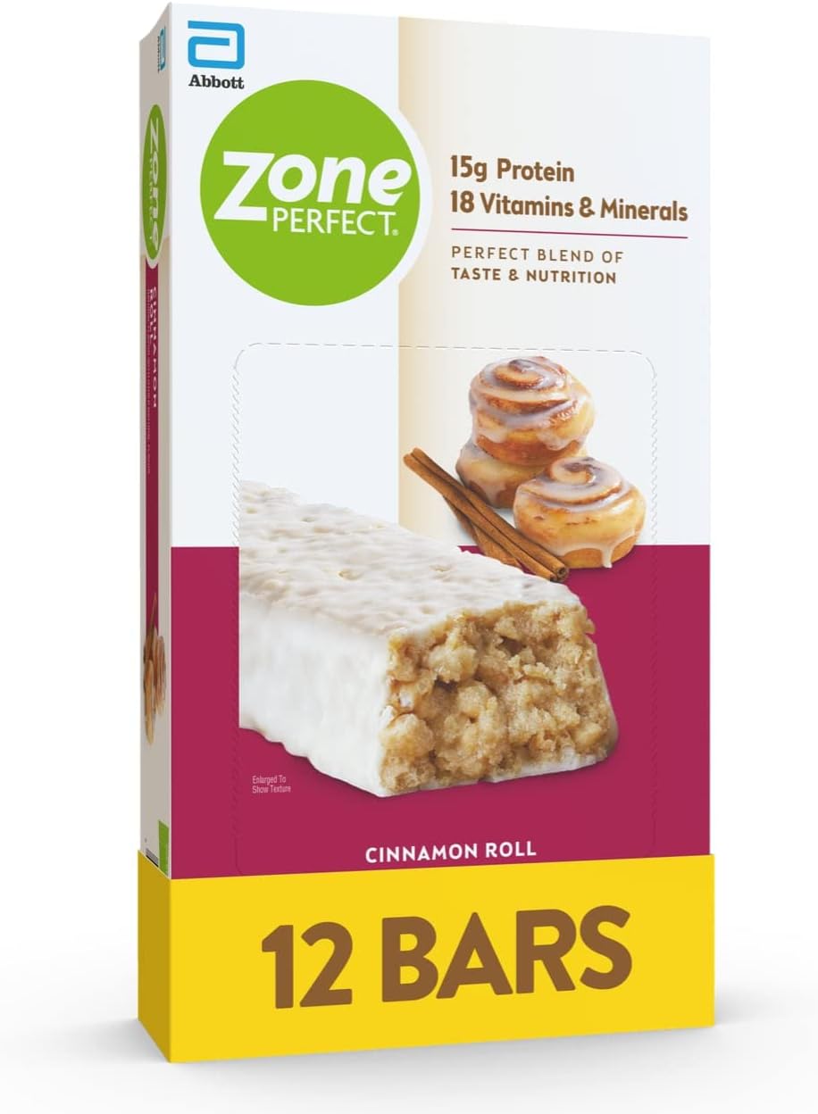 Cinnamon Roll Protein Bars, 12 Count H3814