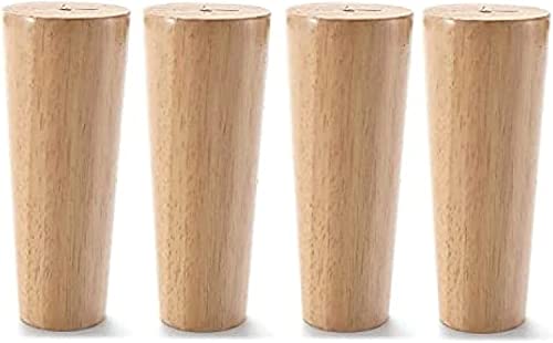 Set of 4 Unfinished Wood Furniture Legs Q943523