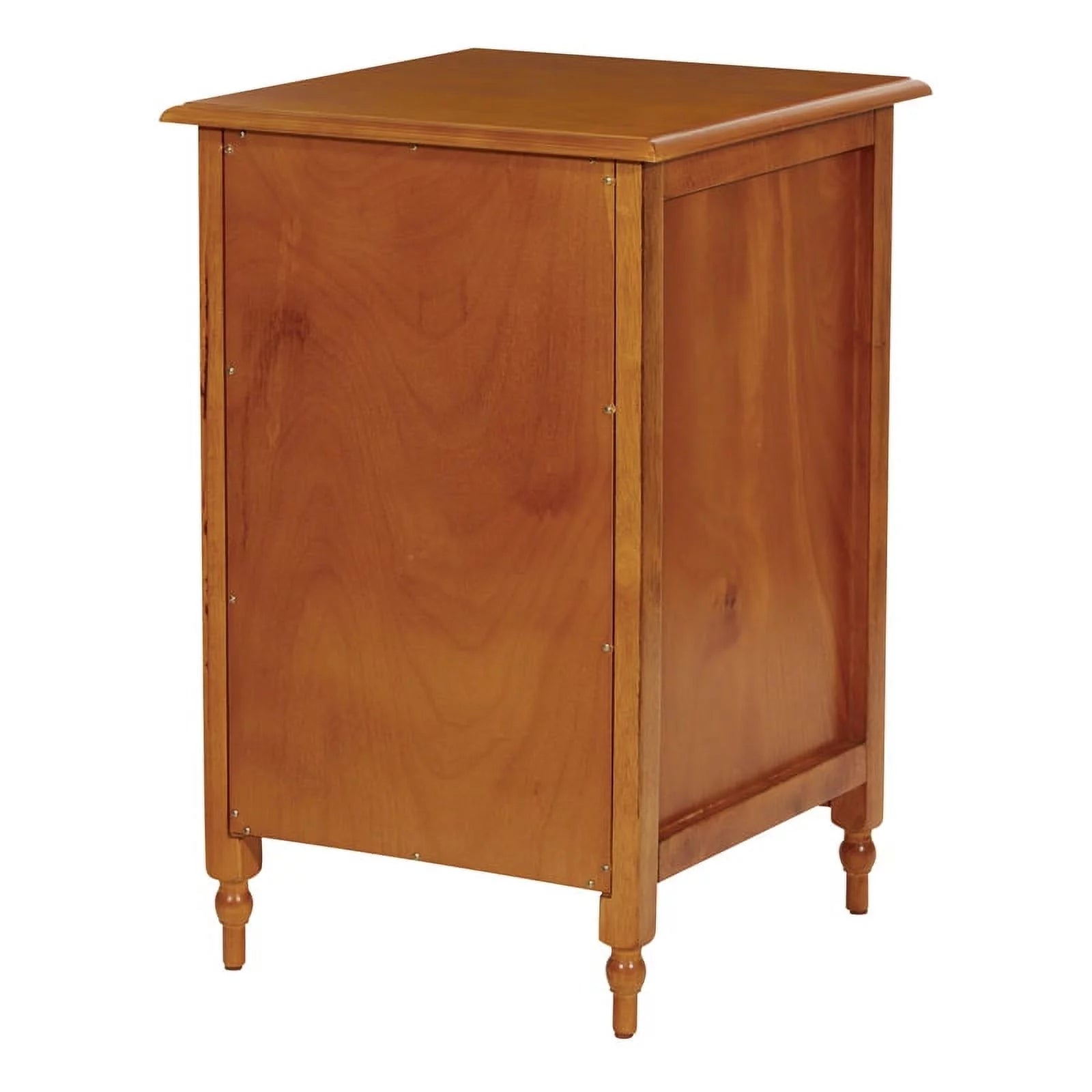 2 Drawer Wood File Cabinet in Antique Cherry D713