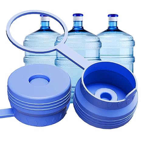Silicone Reusable Water Jug Cap 5 Gallon 2Packs W20064