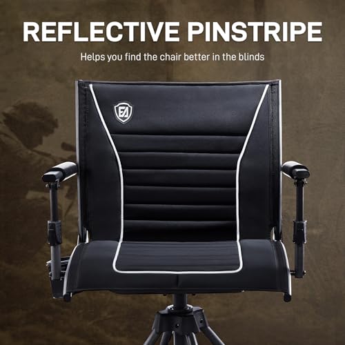 Black Adjustable Folding Hunting Chair P576676