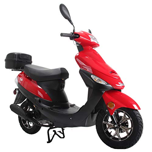 50cc Gas Moped with 10" Aluminum Wheels E2018
