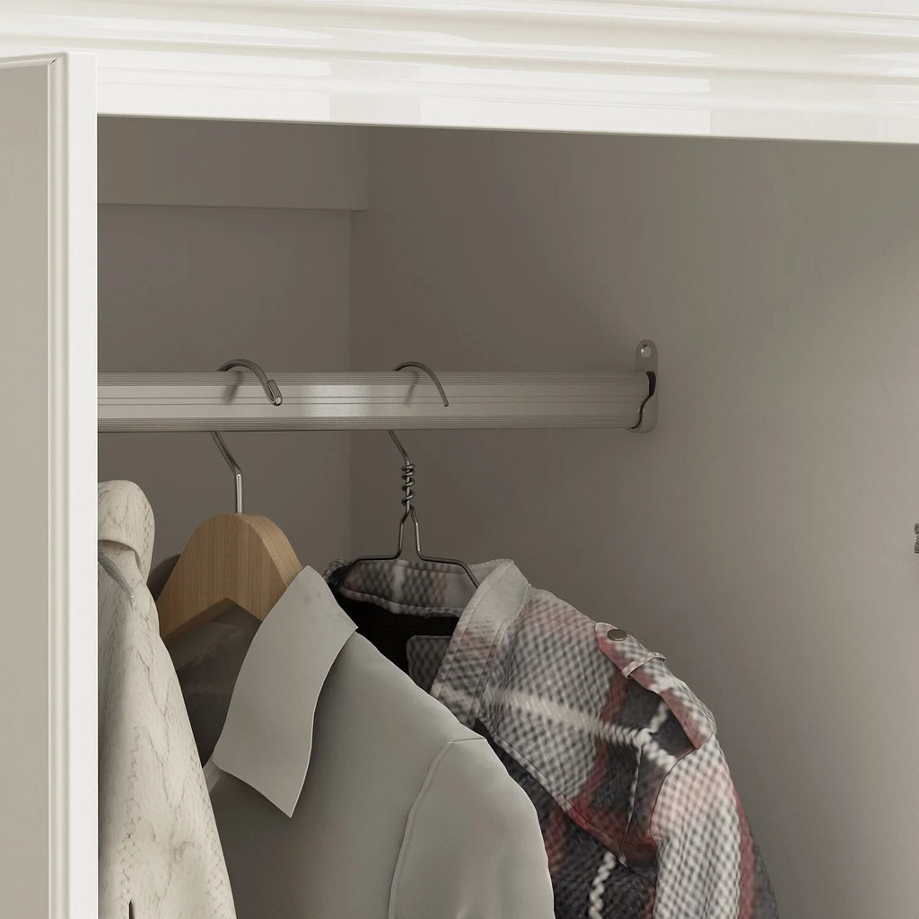 Large Wooden Wardrobe Armoire 74.2"H T623106