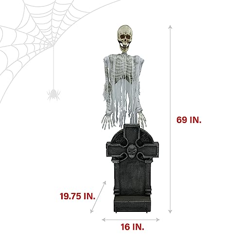 Motion-Activated Talking Halloween Animatronic H62094